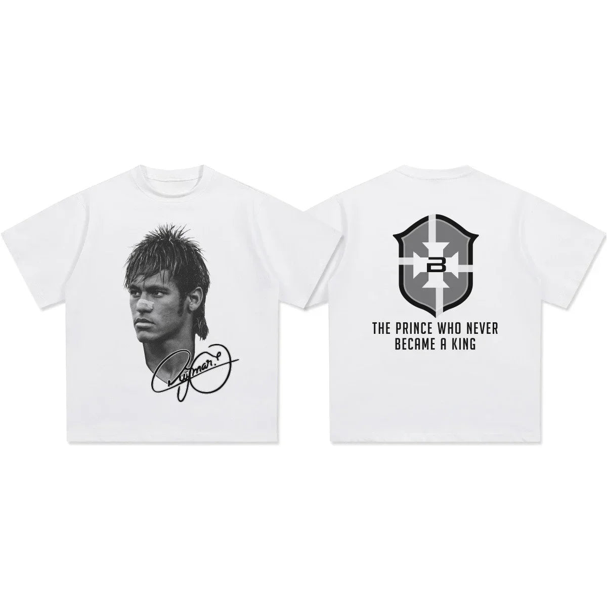 CR7, Neymar Print T-shirt (Se storleksguiden)