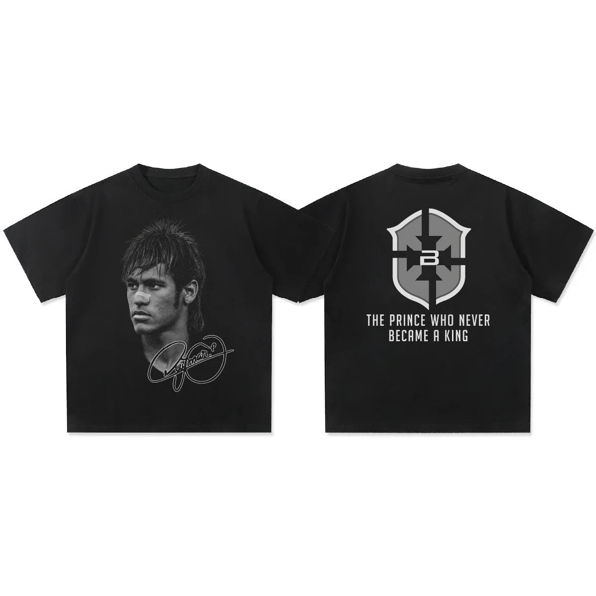 CR7, Neymar Print T-shirt (Se storleksguiden)