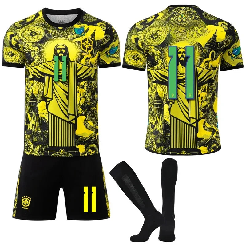 Brazil Special Edition Golden Football Kit
