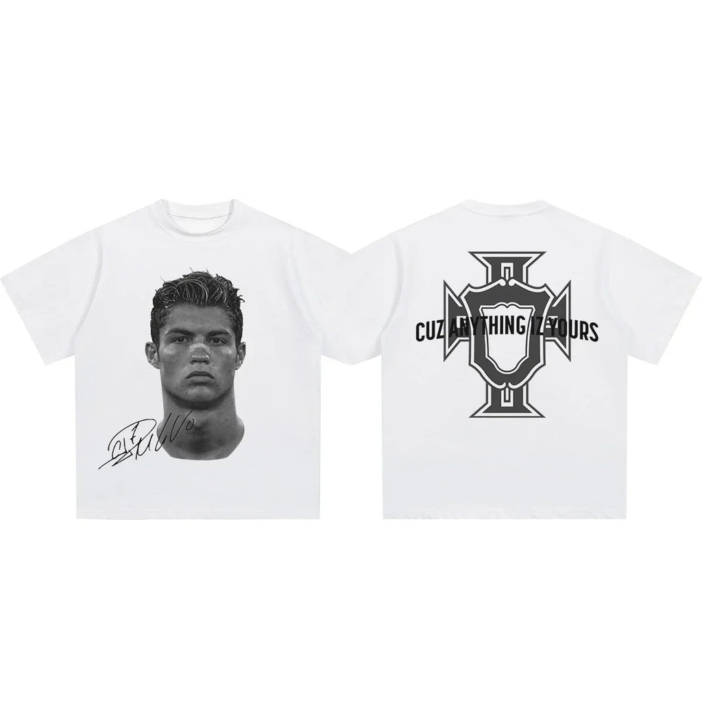CR7, Neymar Print T-shirt (Se storleksguiden)