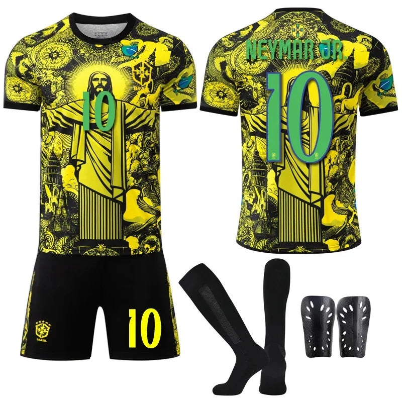 Brazil Special Edition Golden Football Kit