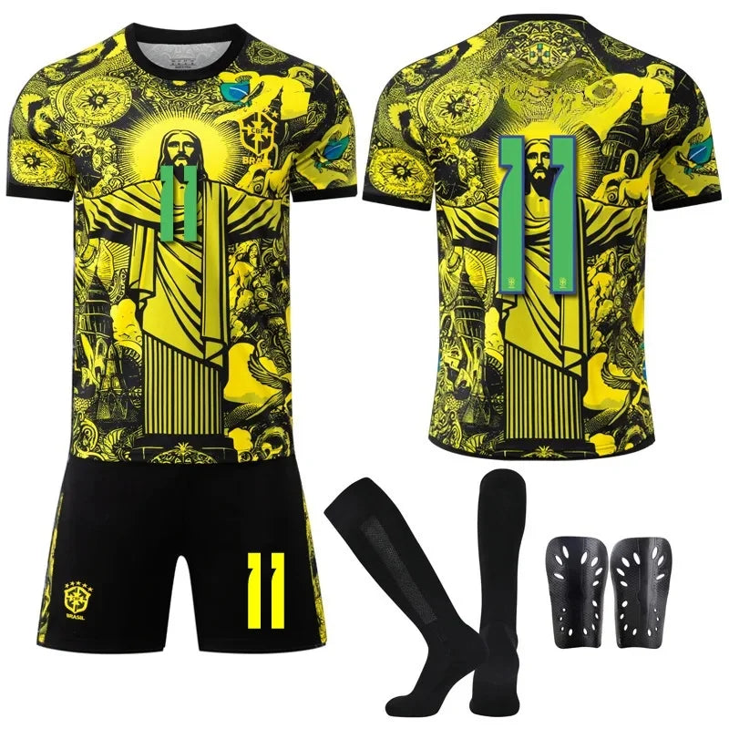 Brazil Special Edition Golden Football Kit
