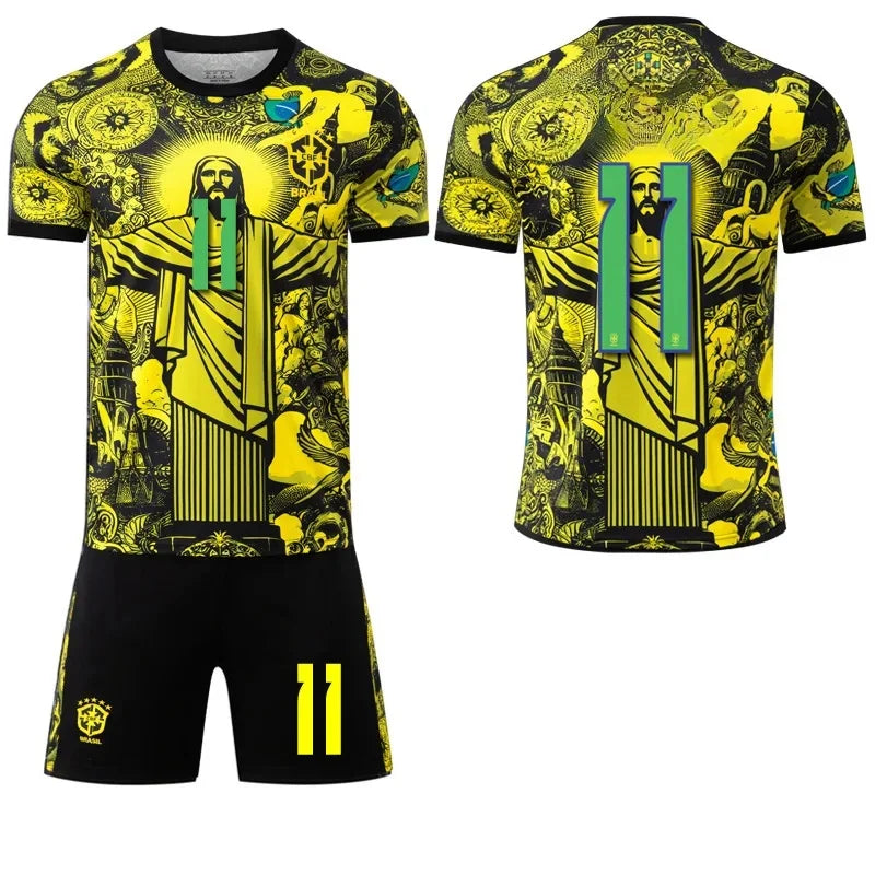 Brazil Special Edition Golden Football Kit