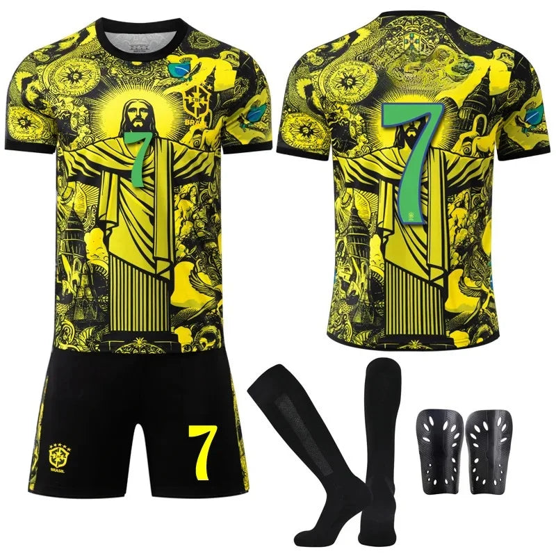 Brazil Special Edition Golden Football Kit