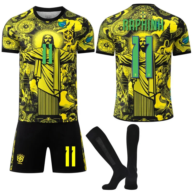 Brazil Special Edition Golden Football Kit